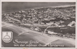 D-26548 Norderney - Nordseebad - Alte Aufnahme - Luftbild - Aerial View - Stamps - Notopfer ! - Norderney