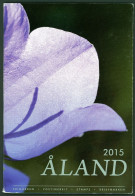 Aland Jahresmappe 2015 Postfrisch Incl. MH Und Kleinbogen #JI890 - Ålandinseln