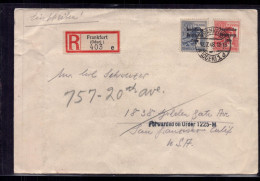 Einschreiben All. Besetzung - Frankfurt Oder - SBZ N. USA 1948 - Other & Unclassified