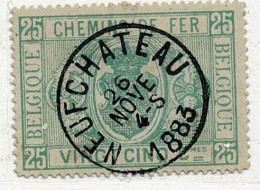 D173  NEUFCHATEAU    POSTSTEMPEL  OP SPOORWEGZEGEL N° 3 - Oblitérés