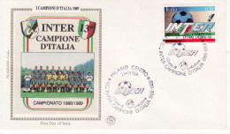 1989 - FDC " INTER CAMPIONE D' ITALIA " FILAGRANO A.S.  VEDI++++ - FDC