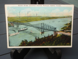 Cpa Couleur Quebec Bridge (Canadian National Railways) - 1926 - Autres & Non Classés