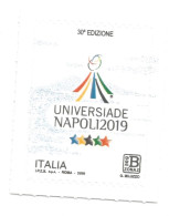 (REPUBBLICA ITALIANA) 2019, UNIVERSIADE - Francobollo Nuovo MNH** - 2011-20:  Nuovi