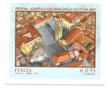 (REPUBBLICA ITALIANA) 2017, PISTOIA CAPITALE DELLA CULTURA - Francobollo Nuovo MNH** - 2011-20:  Nuevos