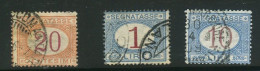 REGNO 1890-94 SEGNATASSE USATI - Segnatasse
