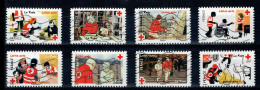 2016 N 1270 A 1277 SERIE CROIX ROUGE EN ACTION OBLITEREE COMPLETE - Used Stamps