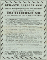 ISCHIROGENO - Durante Quarant'anni... - Pubblicità Del 1936 - Old Advert - Advertising