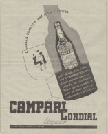CAMPARI A Quella Domanda Una Sola Risposta - Pubblicità Del 1936 - Old Ad - Advertising