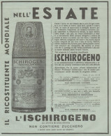 ISCHIROGENO - Nell'Estate... - Pubblicità Del 1936 - Old Advertising - Advertising