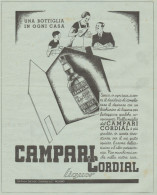 CAMPARI Una Bottiglia In Ogni Casa - Pubblicità Del 1936 - Old Advertising - Advertising