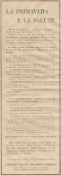 PROTON - La Primavera è Salute - Pubblicità Del 1932 - Old Advertising - Advertising