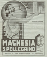 Magnesia San Pellegrino - La Primavera... - Pubblicità Del 1932 - Old Ad - Advertising