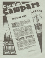 Cordial Campari Liquor - Pubblicità Formato Grande Del 1934 - Old Advert - Publicités