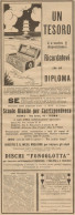 FONOGLOTTA - Scuole Riunite Per Corrispondenza - Pubblicità Del 1930 - Ad - Publicités