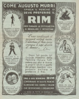 J0228 RIM Per Curare Stitichezza - Pubblicità Formato Grande Del 1934 - Old Ad - Publicités