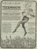 Thermogène Vandenbroeck - Pubblicità Grande Formato Del 1930 - Old Advert - Publicités
