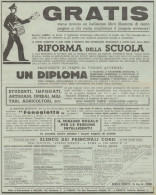FONOGLOTTA - Scuole Riunite - Pubblicità Grande Formato Del 1939 - Old Ad - Publicités