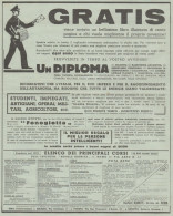 FONOGLOTTA - Scuole Riunite - Pubblicità Grande Formato Del 1939 - Old Ad - Publicités