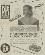Sapone Piaccasei - Pubblicità Grande Formato Del 1939 - Old Advertising - Publicités