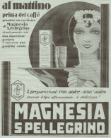 Magnesia San Pellegrino - Pubblicità Grande Formato Del 1933 - Old Advert - Publicités