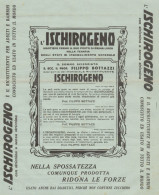 ISCHIROGENO - Pubblicità Grande Formato Del 1939 - Old Advertising - Publicités