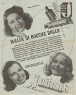 Dentifricio JODONT - Pubblicità Grande Formato Del 1939 - Old Advertising - Publicités