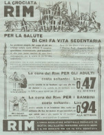 La Crociata RIM - Pubblicità Grande Formato Del 1933 - Old Advertising - Publicités