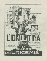 IDROLITINA - Pubblicità Grande Formato - 1927 Old Advertising - Publicités