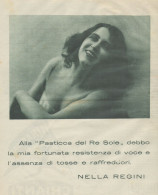 Pasticca Del RE SOLE - Nella Regini - Pubblicità Grande Formato - 1927 Ad - Publicités