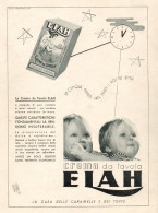 Crema Da Tavola ELAH - Pubblicità Grande Formato - 1939 Old Advertising - Publicités