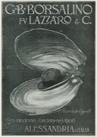 Cappelli BORSALINO - Illustrazione - Pubblicità Grande Formato - 1924 Ad - Publicités
