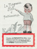 Magnesia POLLI - Illustrazione - Pubblicità Grande Formato - 1924 Old Ad - Publicidad