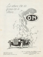 OM La Vettura Che Sta Di Casa Con La Vittoria.. - Pubblicità - 1924 Old Ad - Publicidad