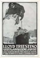 LLOYD TRIESTINO Soc. Di Navigazione A Vapore - Pubblicità - 1924 Old Ad - Werbung