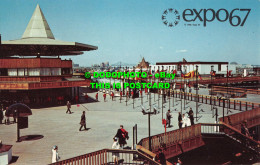 R552017 Expo 67. Montreal. Canada. 1963. Plastichrome. Benjamin News. Place DAcc - World