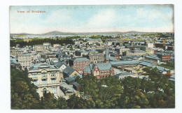 Australia   Postcard Brisbane General Viewcunposted Coloured Shell Series - Brisbane