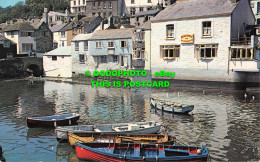 R552035 Polperro Harbour And Warren. WHS 197. A. W. Besley. Plastichrome. Colour - World