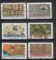 France  2011  Obitéré  Autoadhésif  N° 514 - 517 - 518 - 519 - 520 - 522    "  Tissus Du Monde  " - Used Stamps