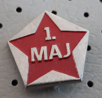 1. May Labour Day  Red Star Communism Slovenia Pin - Andere & Zonder Classificatie