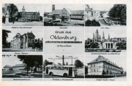 73705590 Oldenburg Niedersachsen Staats-Theater Schloss M. Ehrenmal Bahnhof A.H. - Oldenburg