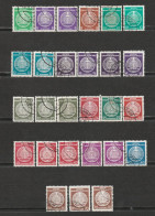 DDR - Lot 27 Timbres Dienstmarke Armoirie - Deutsche Demokratische Republik - Variétés Et Curiosités