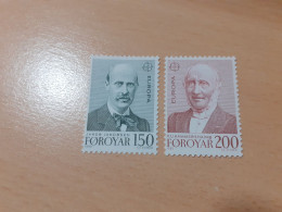 TIMBRES   EUROPA   1980   FEROE   N  47 / 48   COTE  1,30  EUROS    NEUFS  LUXE** - 1980