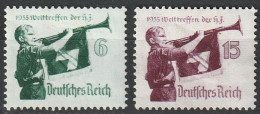 1935 // 584/585 * - Unused Stamps