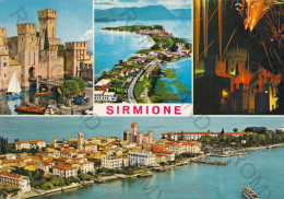 CARTOLINA  C10 SIRMIONE,BRESCIA,LOMBARDIA-LAGO DI GARDA-STORIA,MEMORIA,CULTURA,RELIGIONE,BELLA ITALIA,VIAGGIATA 1974 - Brescia