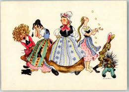 39675106 - Sign. Hahn Struwwelpeter Frau Holle Der Hase U. Der Igel - Fairy Tales, Popular Stories & Legends