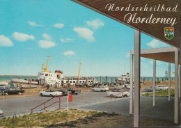 D-26548 Norderney - Hafen - Dampfer - Cars - Opel Rekord P1 - Mercedes Heckflosse - Ford Taunus - Norderney