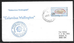 1981 Paquebot Cover, Germany Stamp Used At Wellington, New Zealand - Covers & Documents