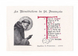 La Bénédiction De Saint François D'Assise - Andachtsbilder