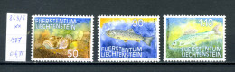 Liechtenstein     N° 863/5 Xx   Poissons D'eau Douce - Unused Stamps