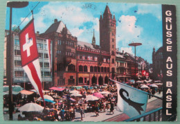 Basel - Marktplatz Mit Rathaus - Basel